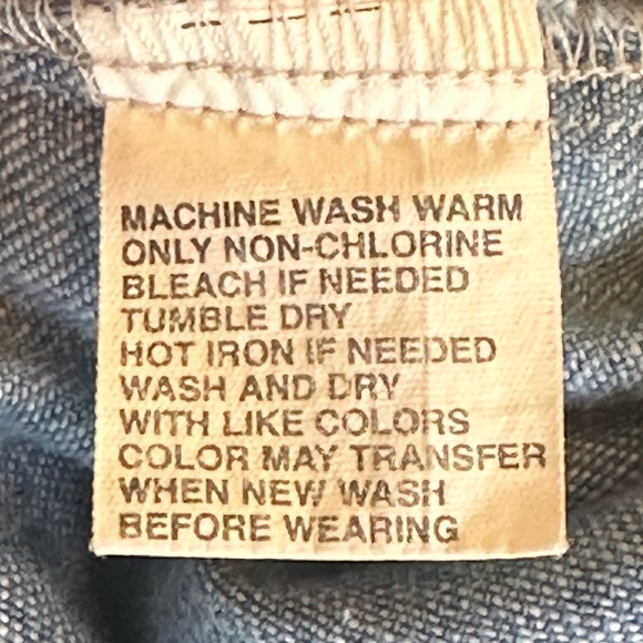 Levi’s | 90’s 100’s Cotton Denim Button Down, Size L - Picture 8 of 11
